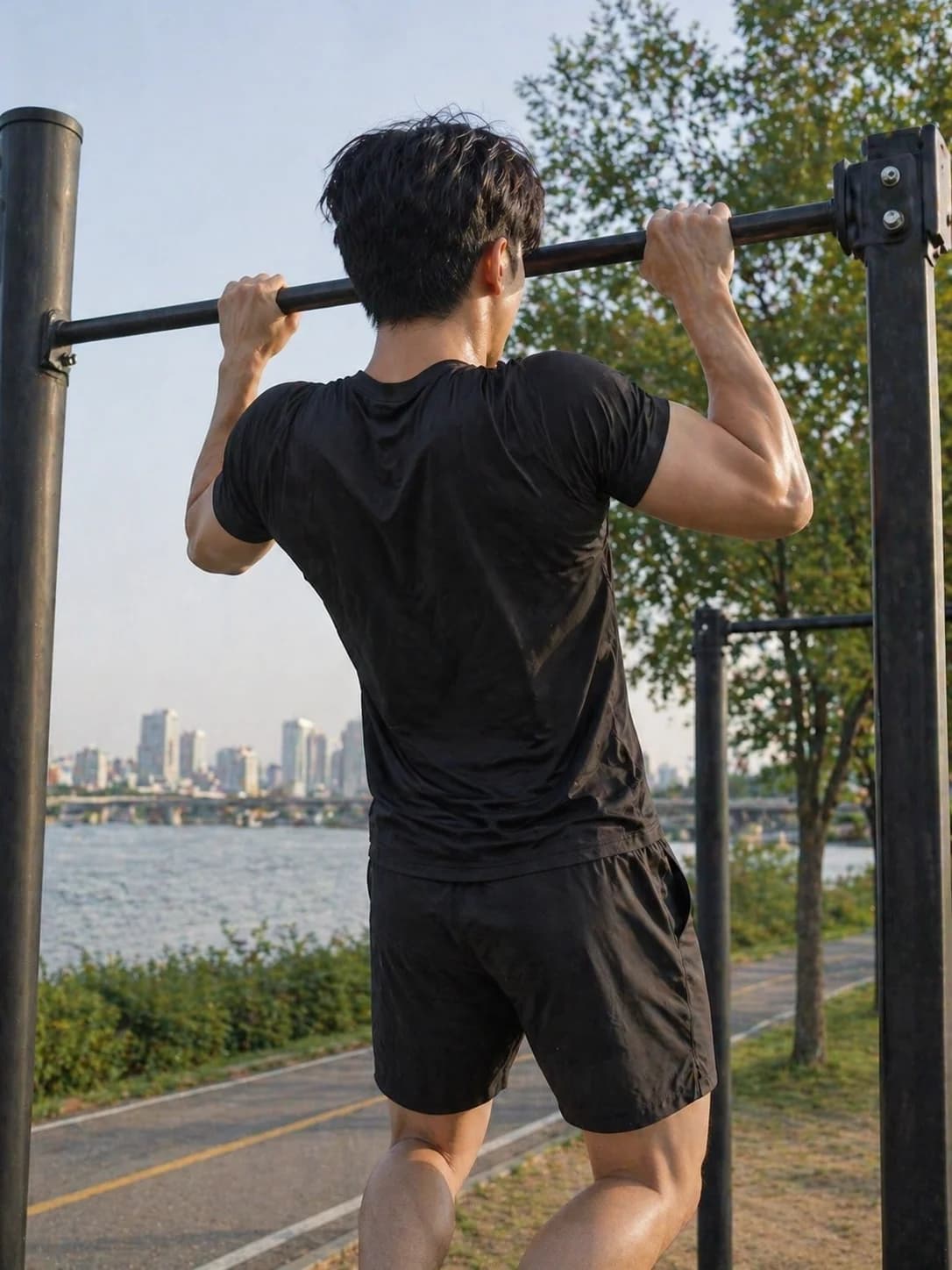 홈트 매트 제품 사용컷